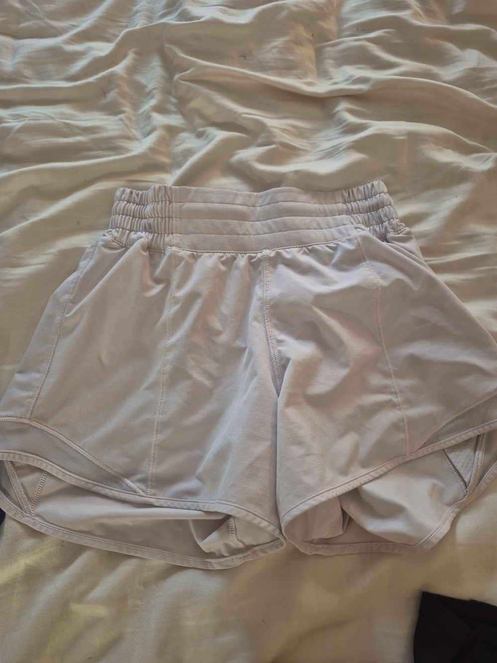 lululemon athletica Light Gray Athletic Shorts